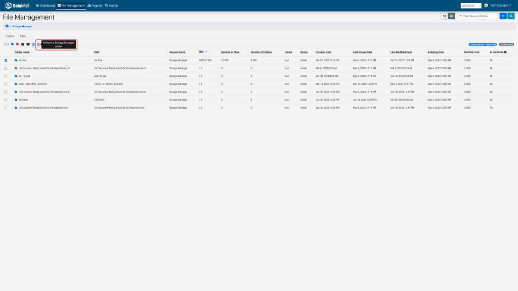 DataManagementDocumentation_StorNext_OldFileManagementStorNextButton.png