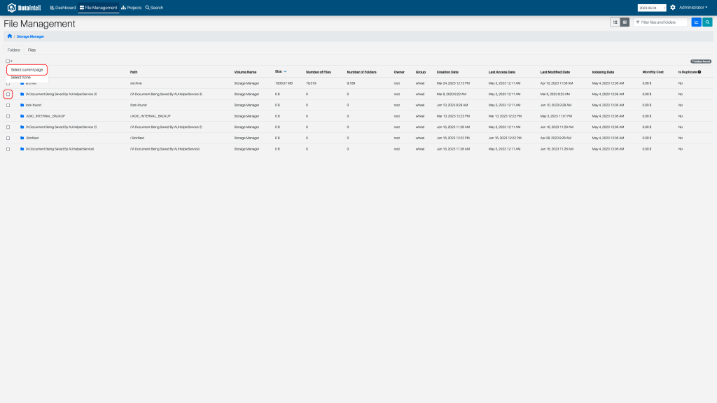 DataManagementDocumentation_StorNext_OldFileManagementSelectFiles.png